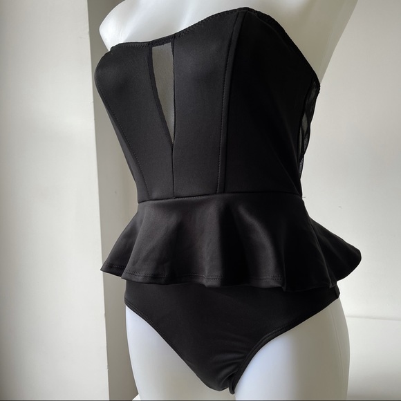 Peplum Bodysuit lingerie - Picture 2 of 6